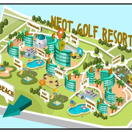 Caesars Place Sea View 2Br Neot Golf قيسارية المظهر الخارجي الصورة